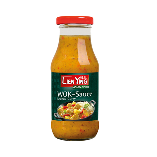 Sos cu ananas si curry (wok) Lien Ying - 240 ml imagine produs 2021 Lien Ying